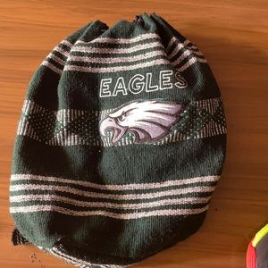 Philadelphia Eagles knit Hippie material book bag